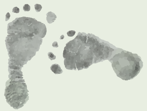 baby footprints