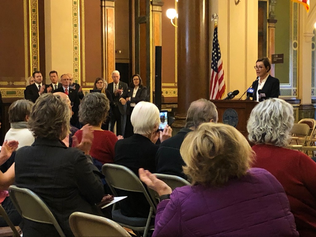Governor Kim Reynolds explains and supports the Protect Life Amendment